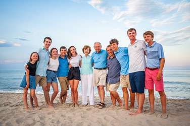 Large families of 30 or more are so much fun! This family had their portraits taken while on vacation in the Outer Banks, North Carolina